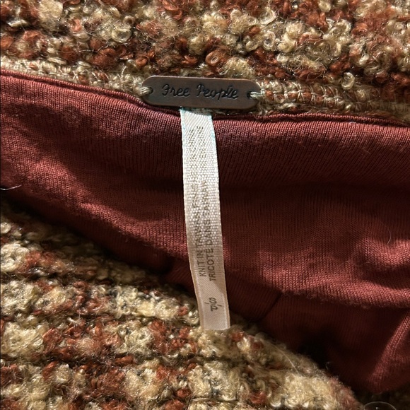 Free People Women’s Zebra Yarn Knit Button Down Wool Cardigan Jacket Size Small‎ - Picture 7 of 12